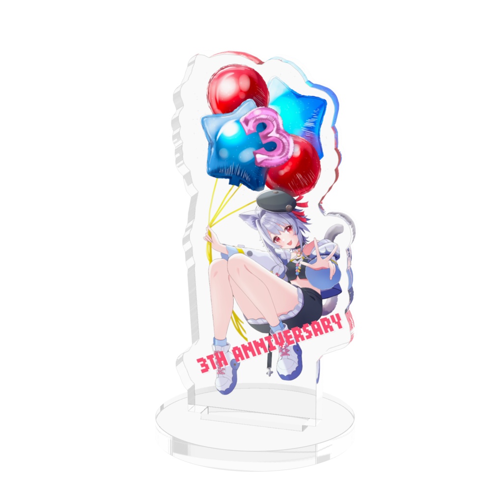 3周年記念イラスト アクリルフィギュア