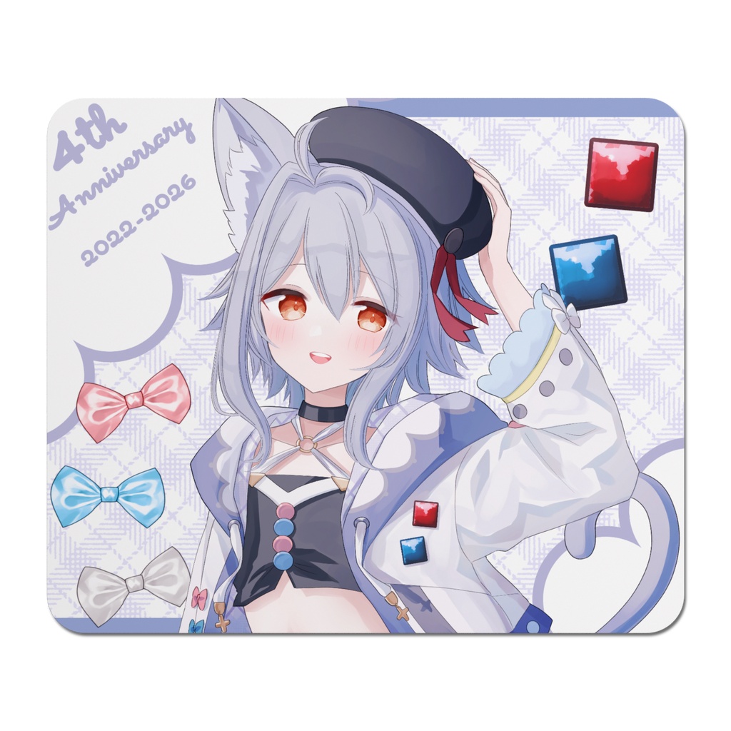 4周年記念イラスト マウスパッド