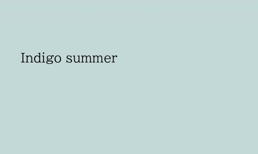 Indigo summer【クイズ問題集】