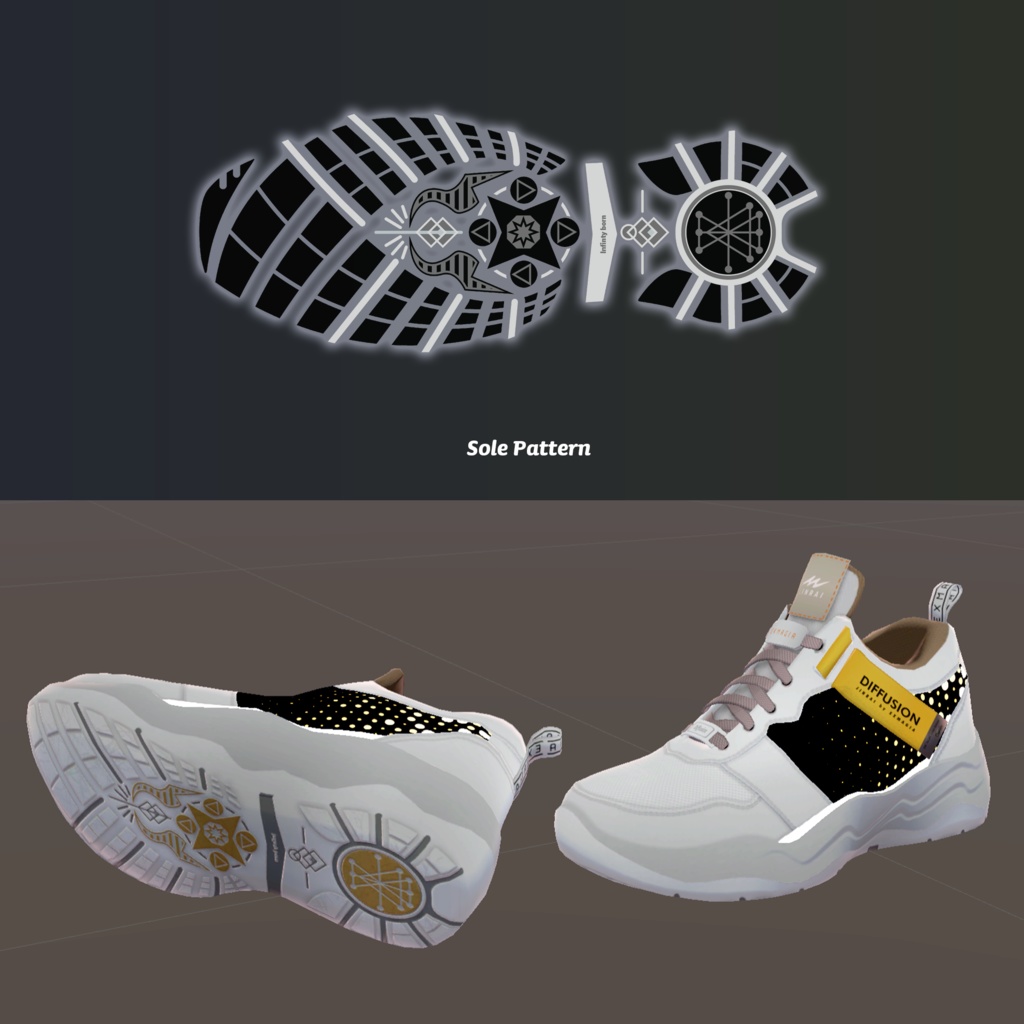 スニーカーモデル『DIFFUSION』