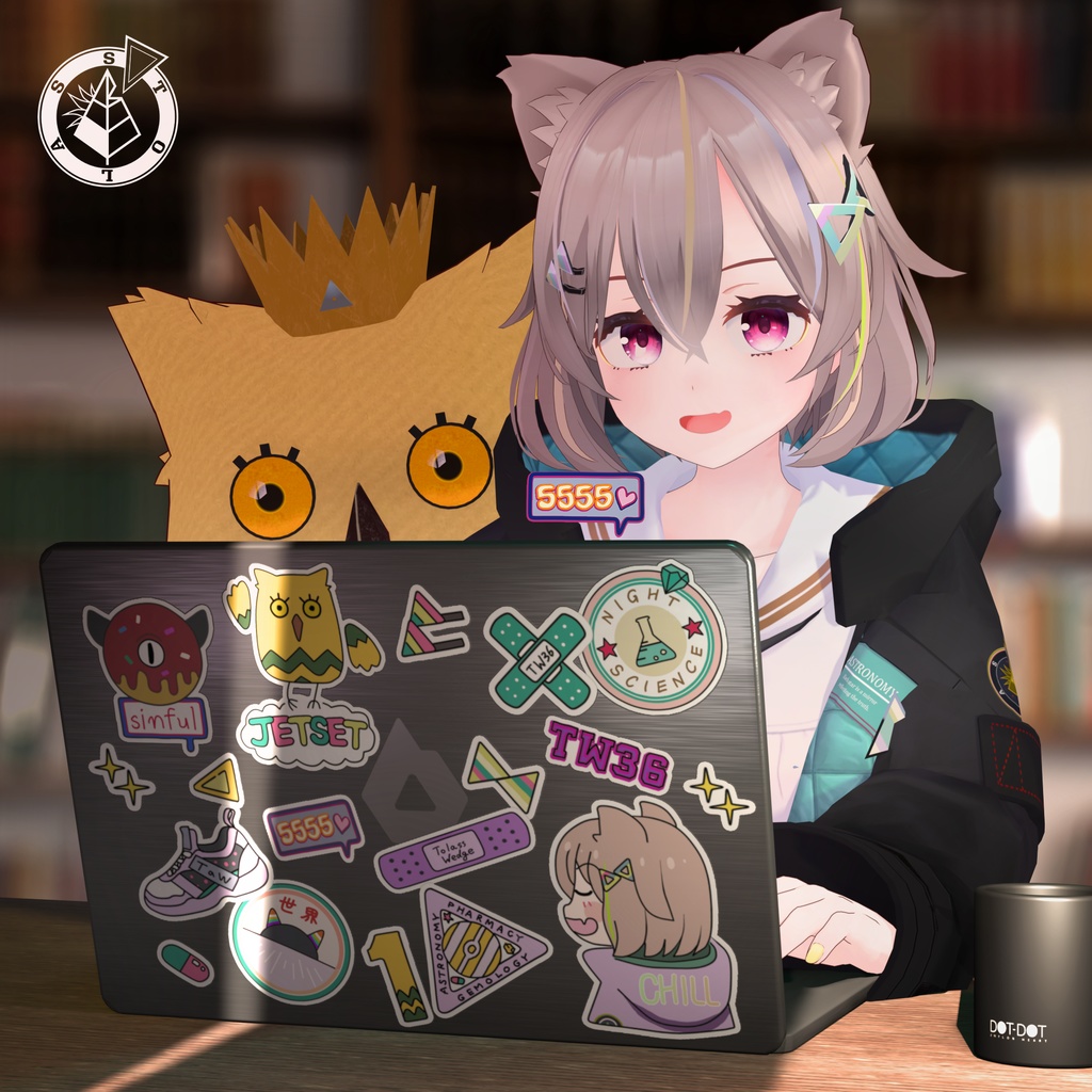 「トラスとウェッジ」一周年&5555スキ!記念ステッカー💖