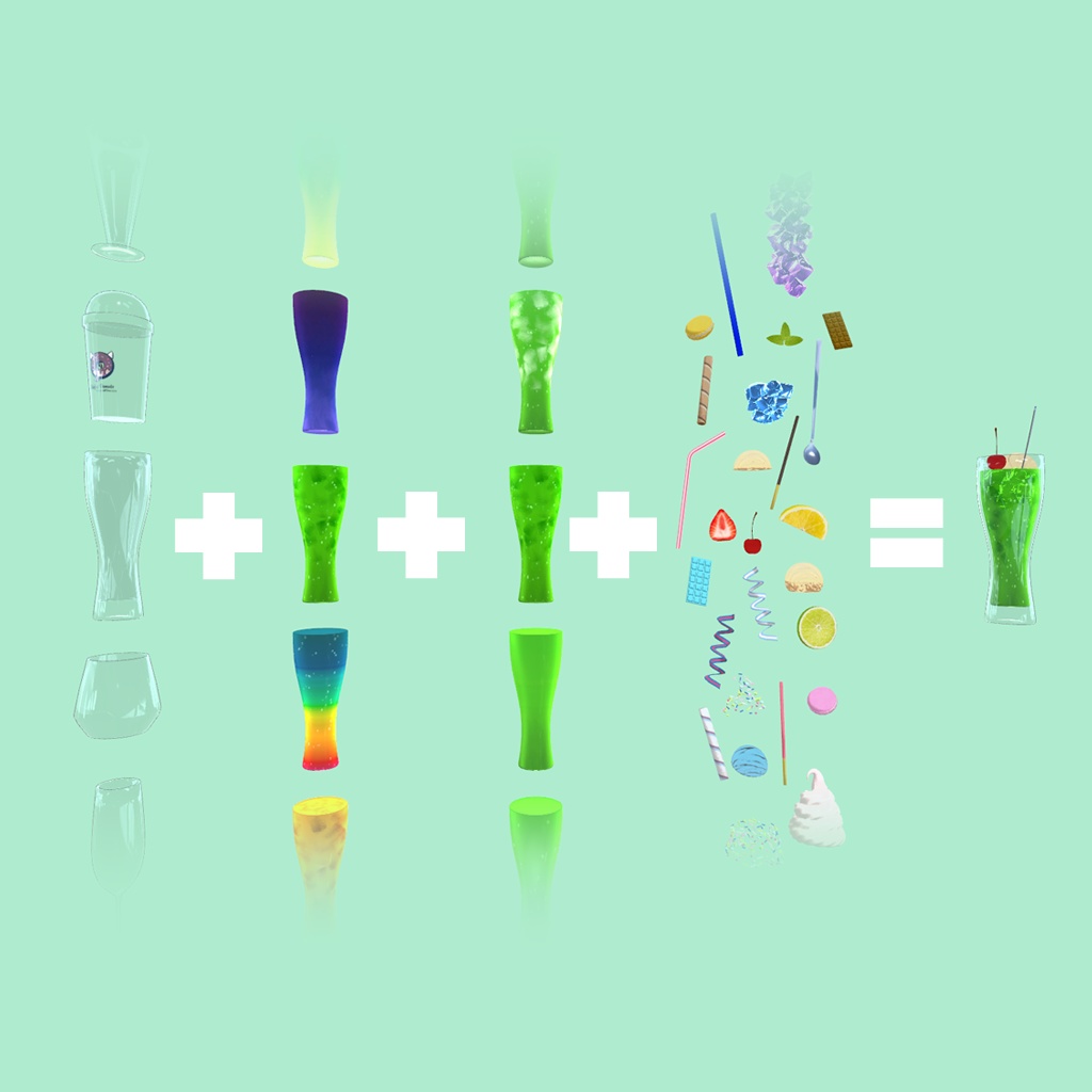 DHドリンク&パフェコレクション