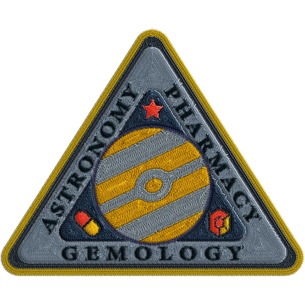 トラスとウェッジロゴ刺繍パッチ