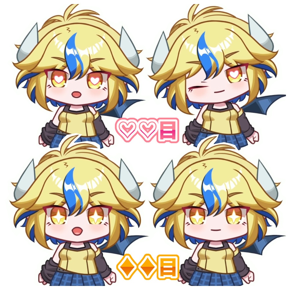 【Live2D汎用モデル】SD女子 モデル名:dahlia