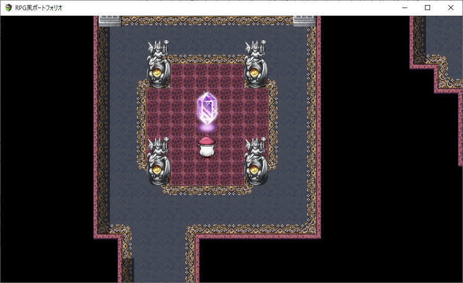 【PCゲーム】RPG風ポートフォリオ【win版】(※日本語のみ)