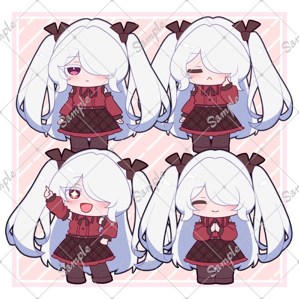 SDイラスト素材 Live2Dモデル名:yuri