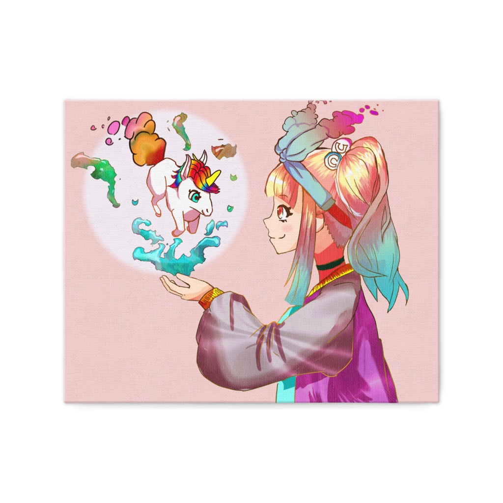 [受注生産]ぷちユニコーン キャンバス