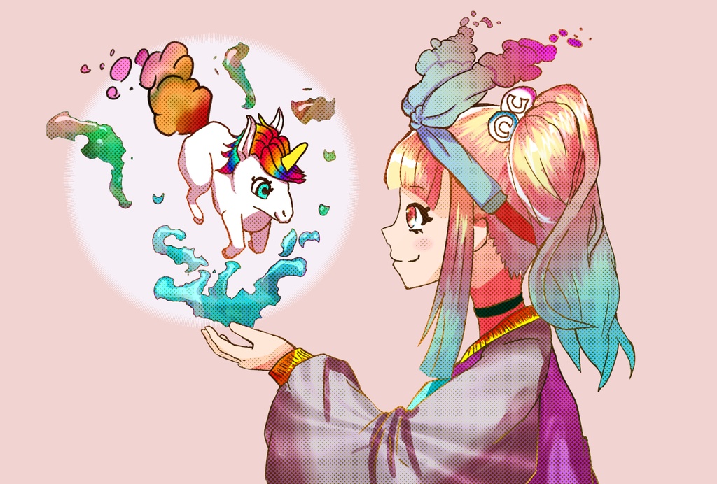 [数量限定]ぷちユニコーン ポストカード