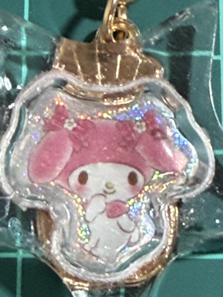 猫とお花 星型レジンチャーム 両面デザイン ハンドメイド