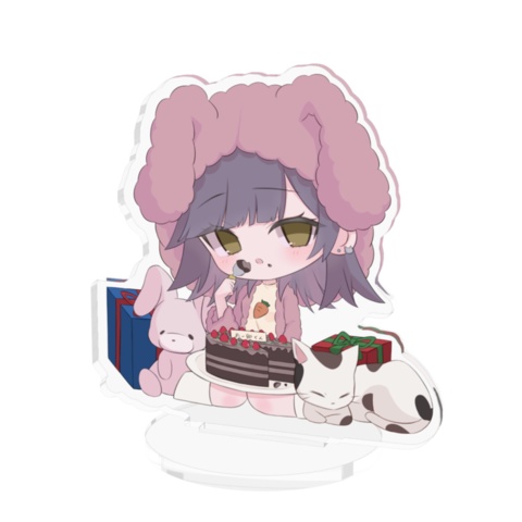 お誕生日アクリルスタンド裏表印刷