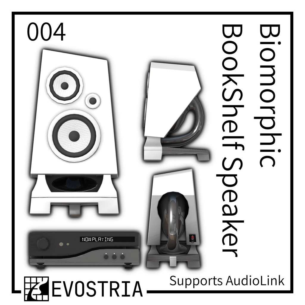 【20%OFFセール】004-Biomorphic BookShelf Speaker