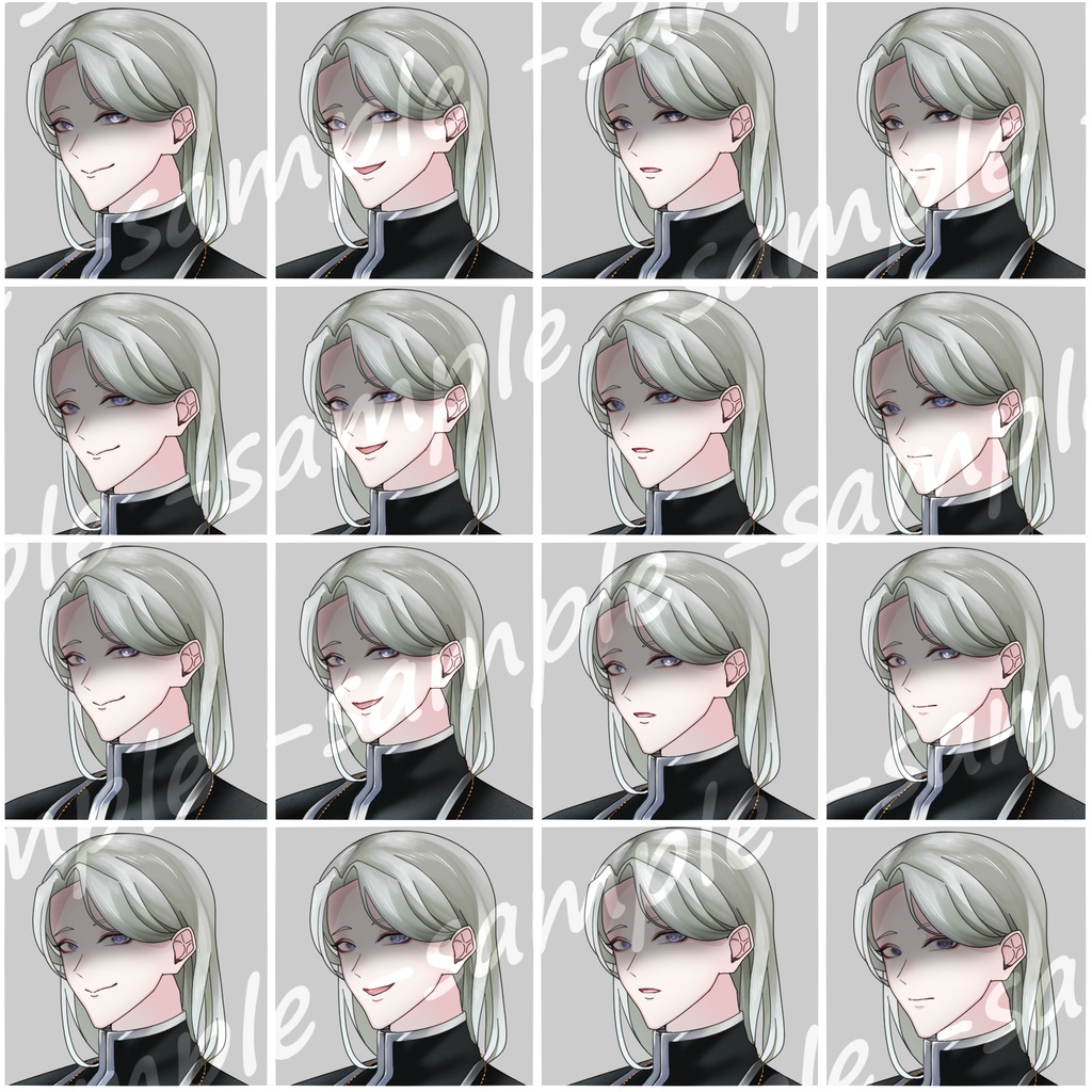 立ち絵素材02_聖職者の男性