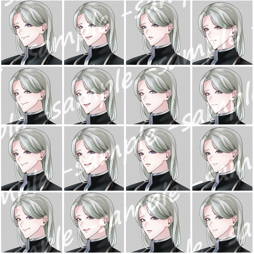 立ち絵素材02_聖職者の男性