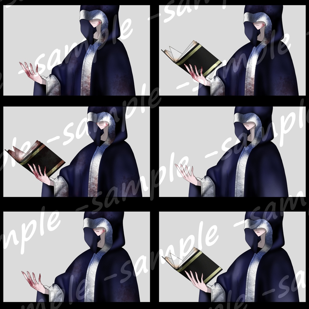 立ち絵素材_03フードの男性