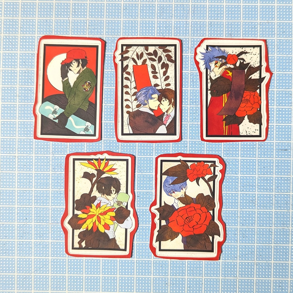 花札 sticker set
