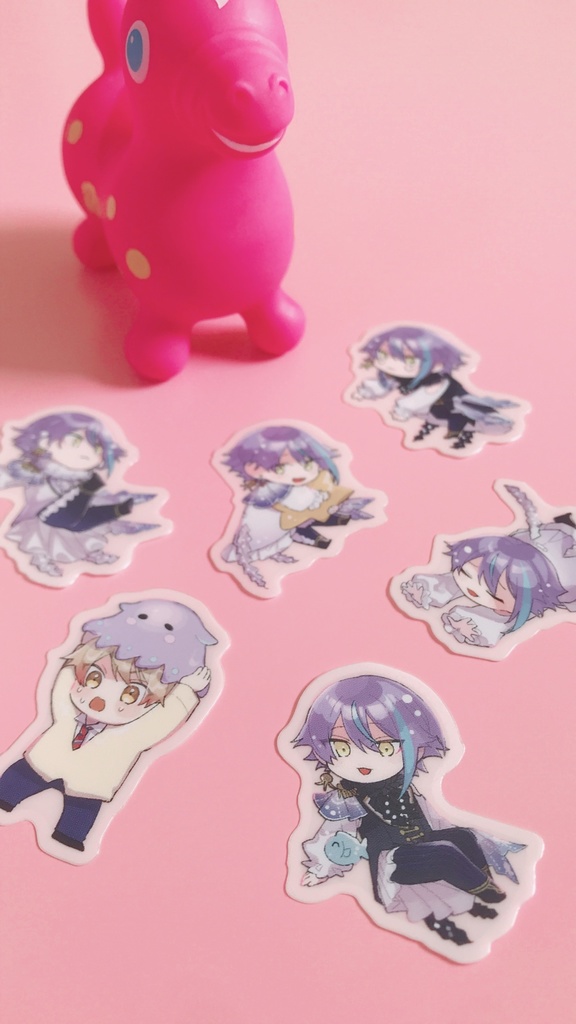 クラゲ代フレークシール