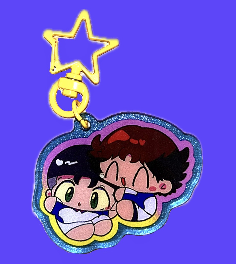 リバーシブルアクリルキーホルダー