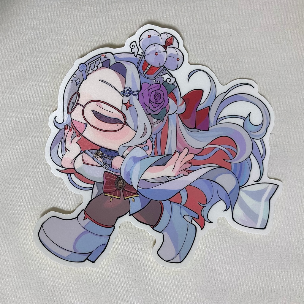 【在庫限り】乙奈りの登録者数1万人記念グッズ ステッカー