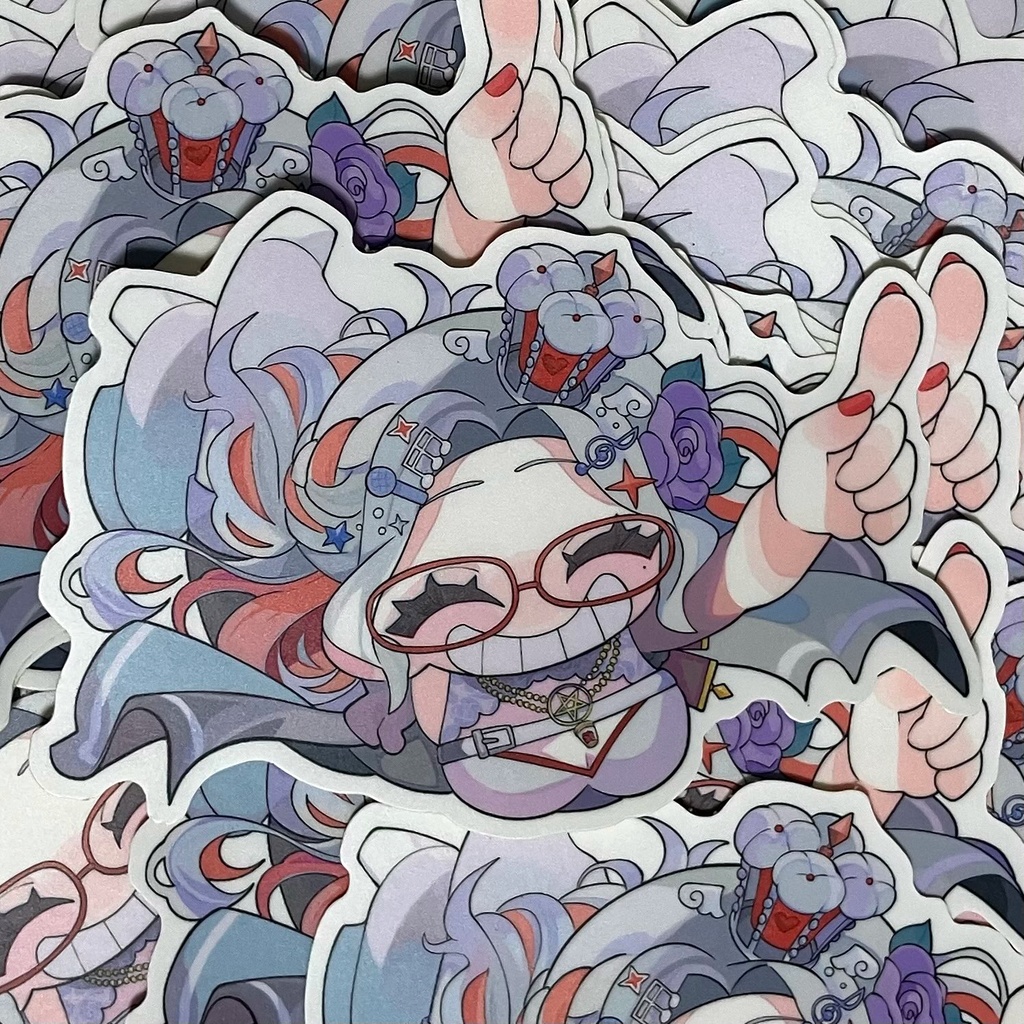 【在庫限り】乙奈りの登録者数1万人記念グッズ ステッカー