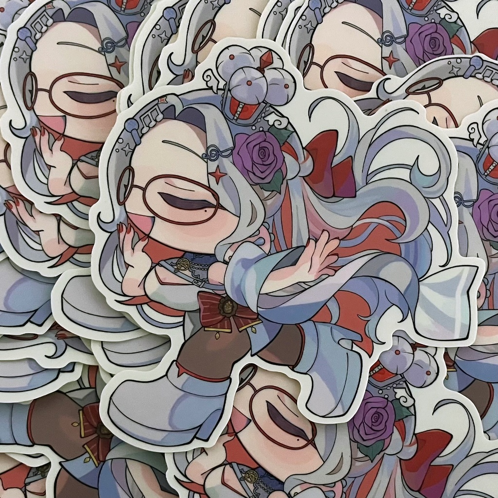 【在庫限り】乙奈りの登録者数1万人記念グッズ ステッカー