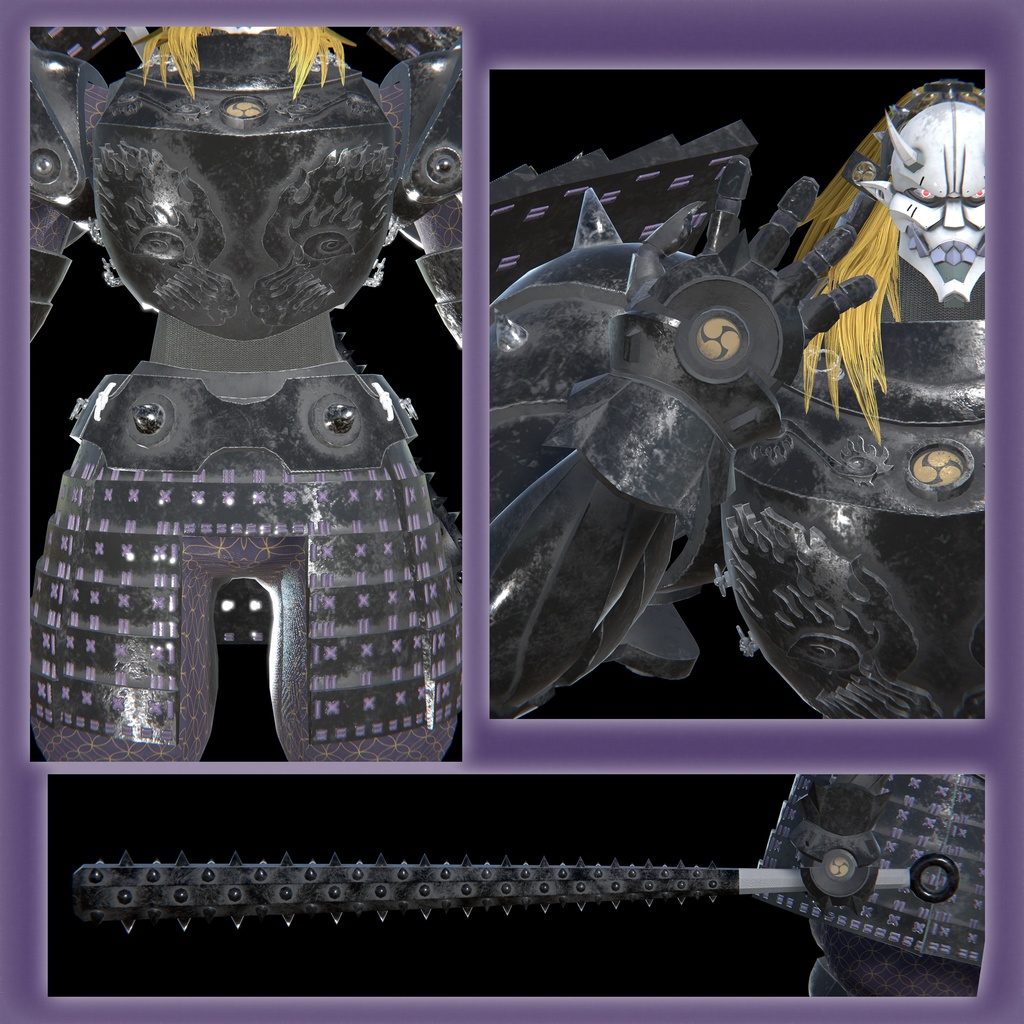 【オリジナル3Dモデル】朱珠童子(あかず どうじ)