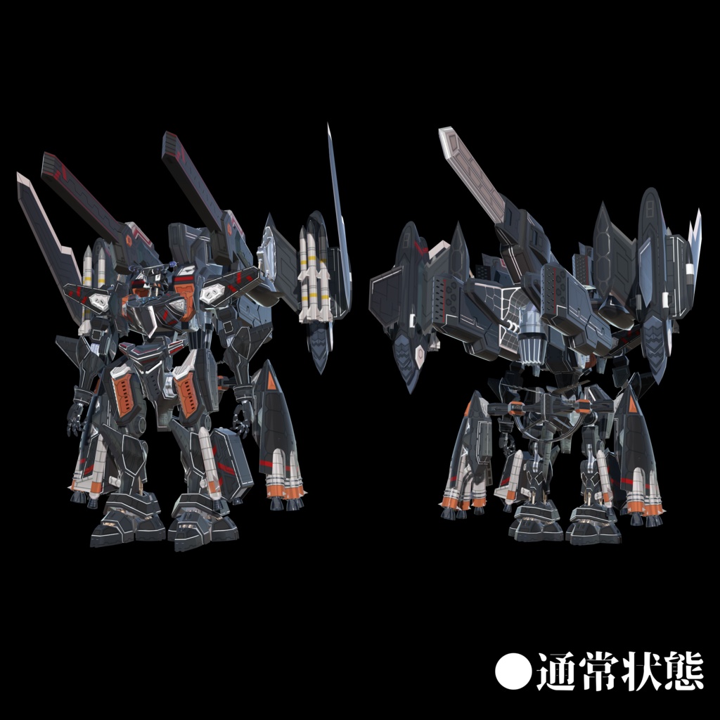 【オリジナル3Dモデル】試製人型戦竜アウラール