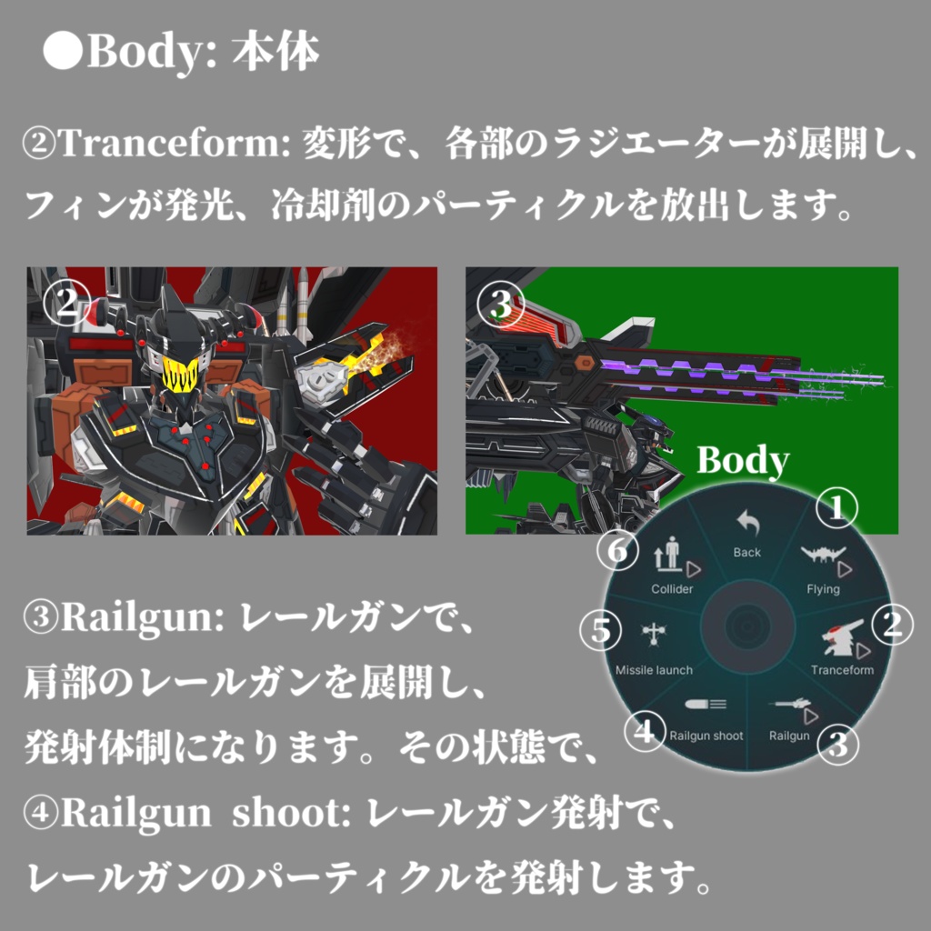 【オリジナル3Dモデル】試製人型戦竜アウラール