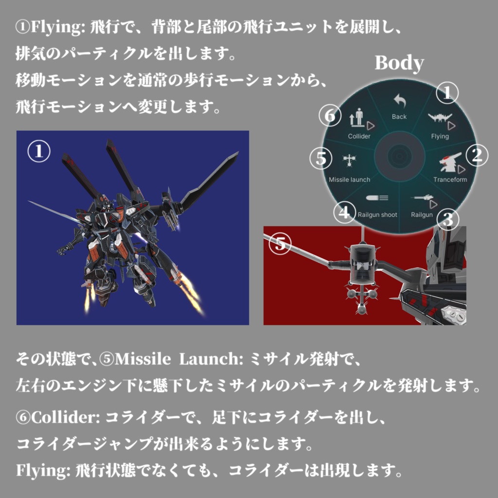【オリジナル3Dモデル】試製人型戦竜アウラール
