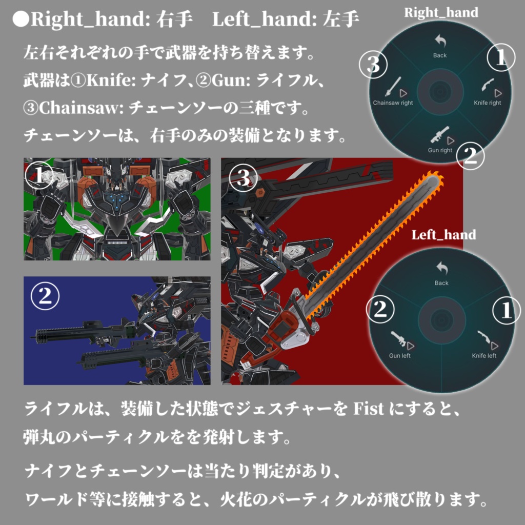 【オリジナル3Dモデル】試製人型戦竜アウラール