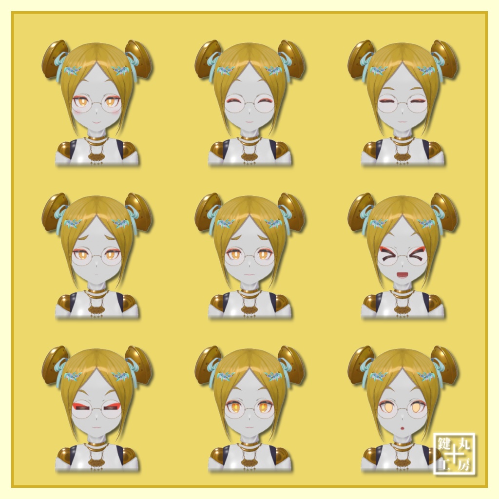 【オリジナル3Dモデル】自動人形1号機 ミモザ