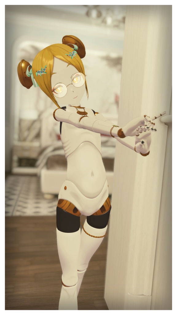 【オリジナル3Dモデル】自動人形1号機 ミモザ