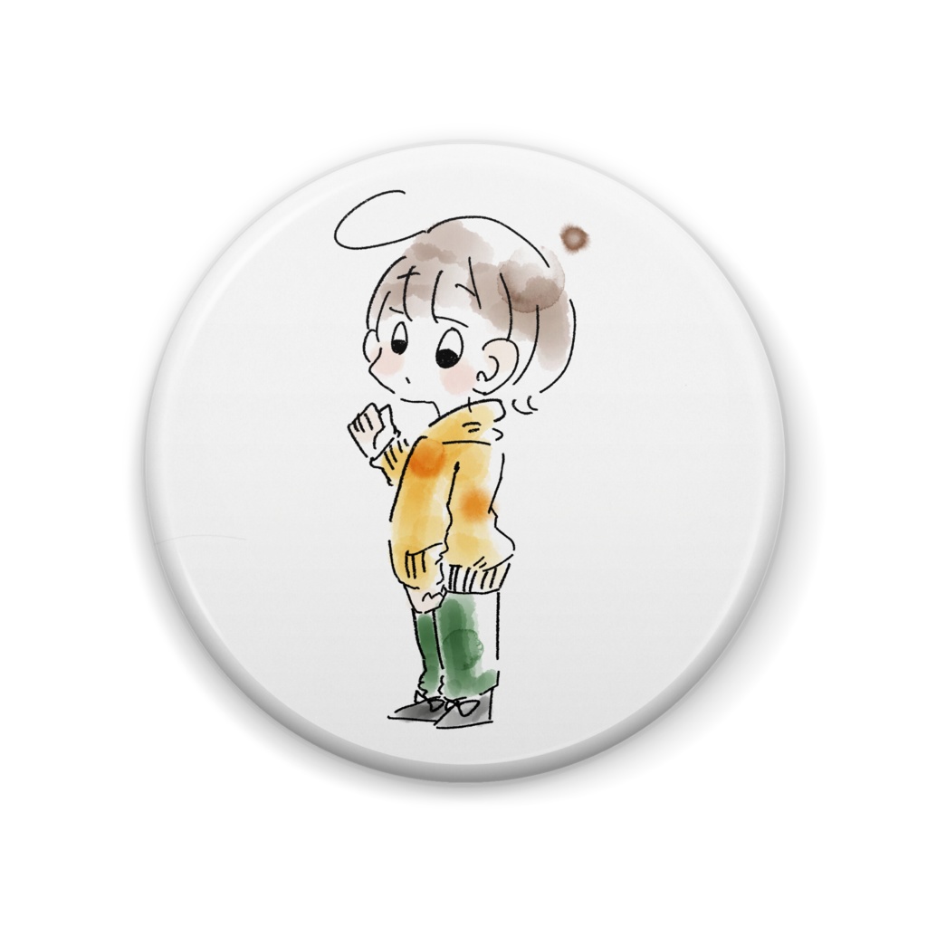 ゆるーい 缶バッジ(大)