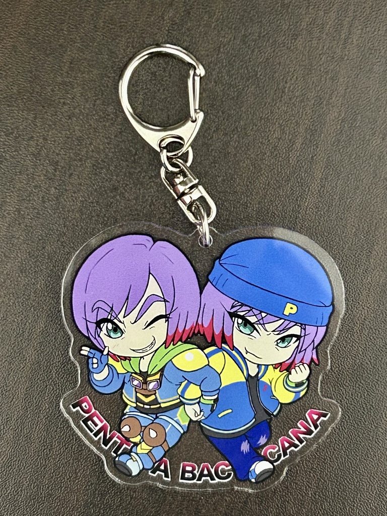 ペンタアクリルキーホルダー