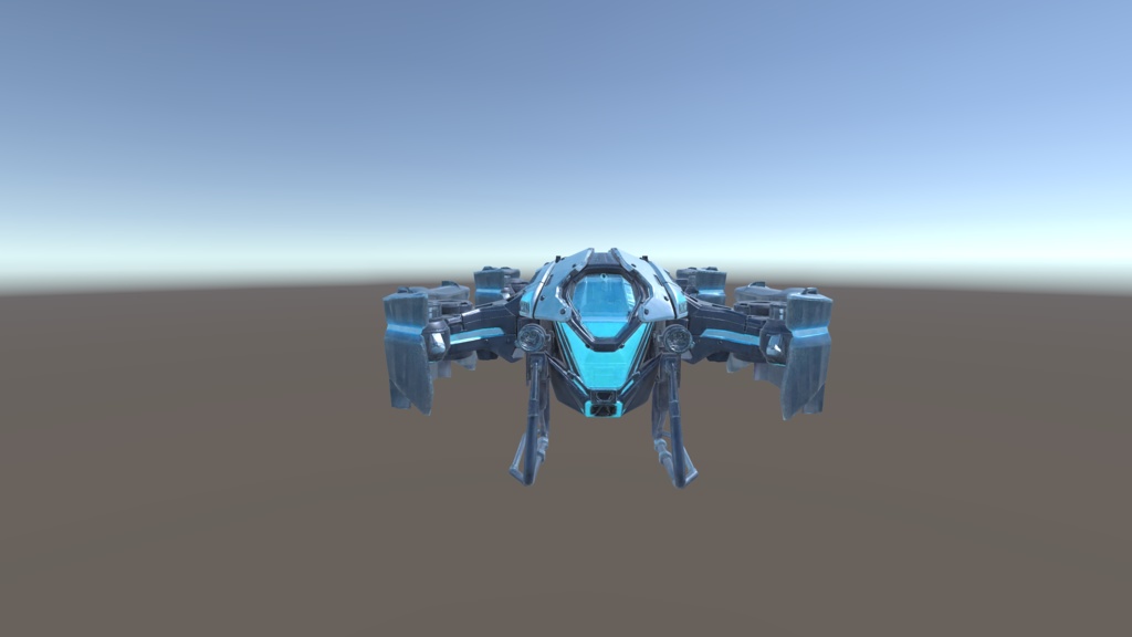 【VRChat想定】サイバー・スカウトドローン『Night-Owl MK-VII』