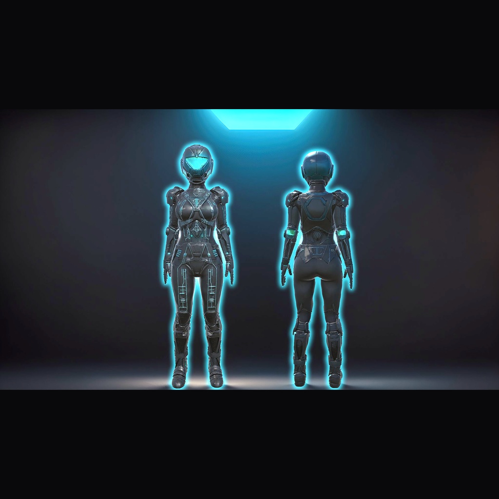 【オリジナル3Dモデル】夜光灯 -Type 00- "Zero"