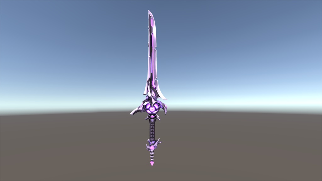 【VRChat想定】タクティカルサイバーソード "VenomBlade"