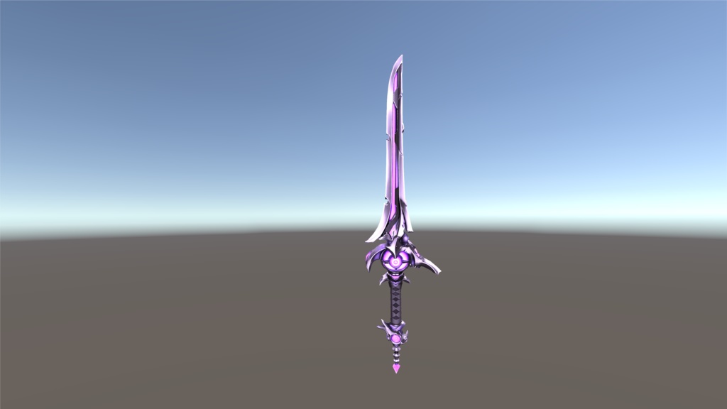 【VRChat想定】タクティカルサイバーソード "VenomBlade"