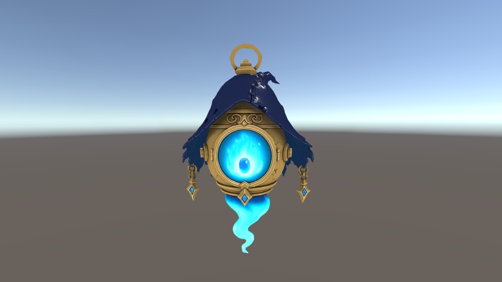 【VRChat向け】浮遊ランタン使い魔「Yakoto_LanternGhost」