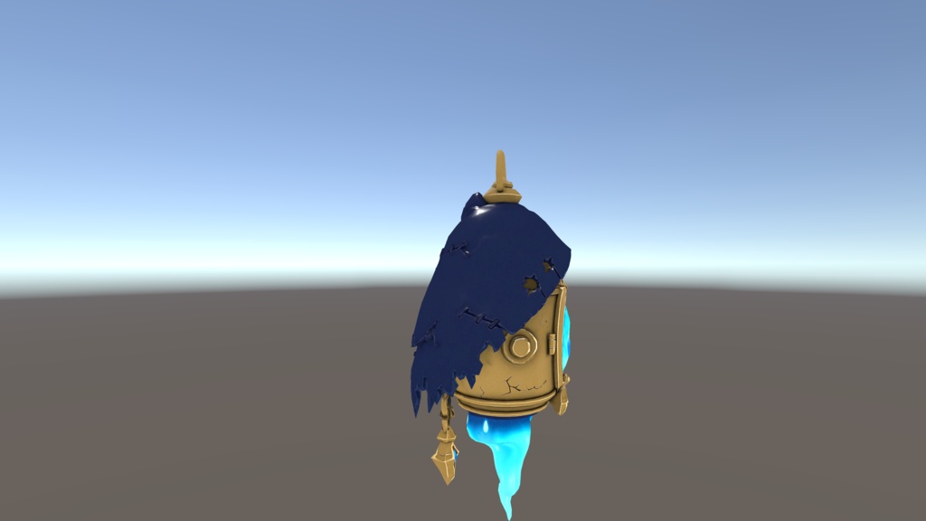 【VRChat向け】浮遊ランタン使い魔「Yakoto_LanternGhost」