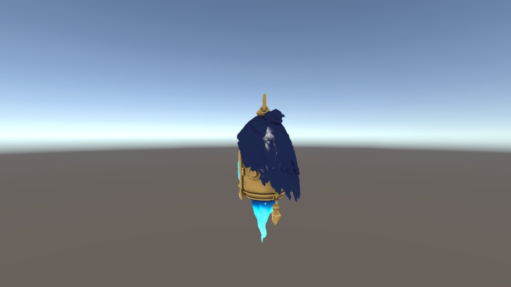 【VRChat向け】浮遊ランタン使い魔「Yakoto_LanternGhost」