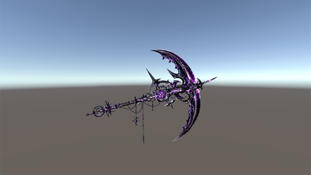 【VRC想定】冥刻の鎌 - Chrono Scythe -【オリジナル3D武器】
