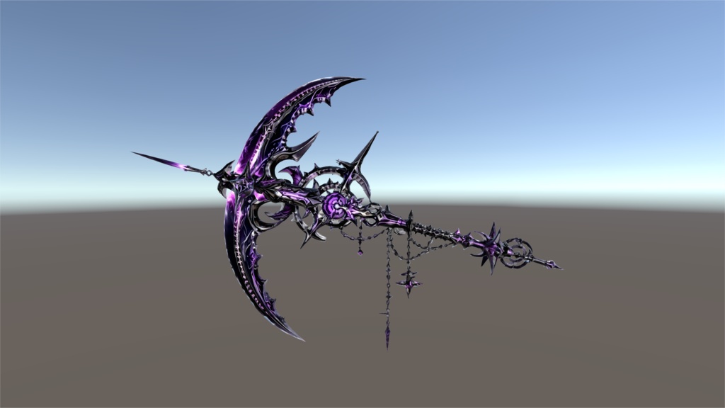 【VRC想定】冥刻の鎌 - Chrono Scythe -【オリジナル3D武器】