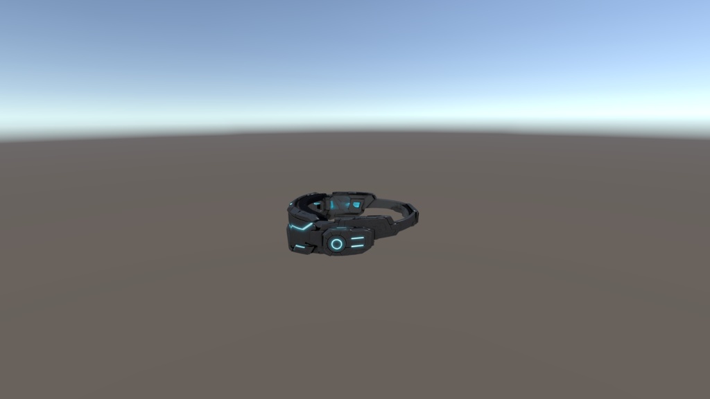 【VRChat想定】Cyber Visor - Tactical Face Gear -