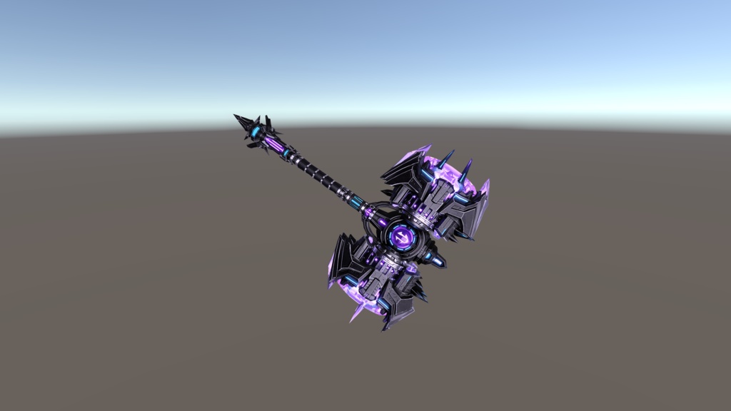 【VRChat想定】Void Reactor Hammer - サイバーウォーハンマー -