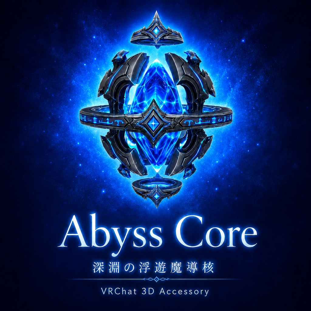 Abyss Core - 深淵の浮遊魔導核 -【VRChat想定】