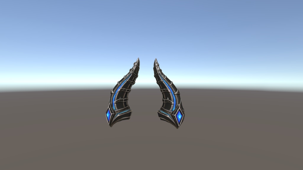 【VRChat想定】Abyss Horn - 深淵の魔角 -
