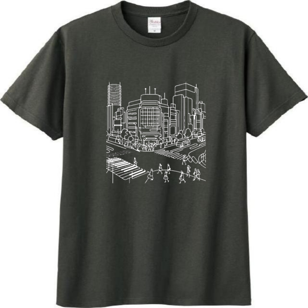 Tシャツ　チャコール