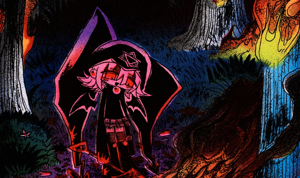 "destroy" risograph poster (A4 size)