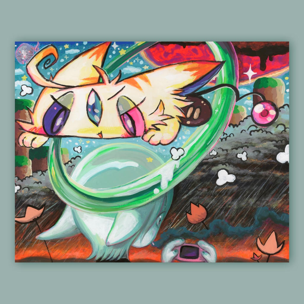 F3 「cloudy island」