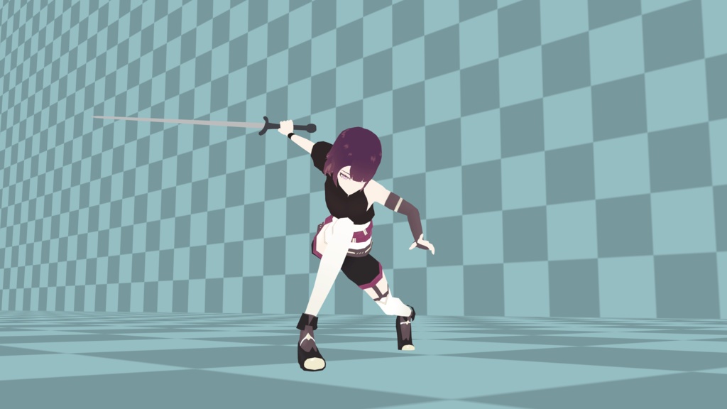 【剣士】3Dアクションアニメーションパック